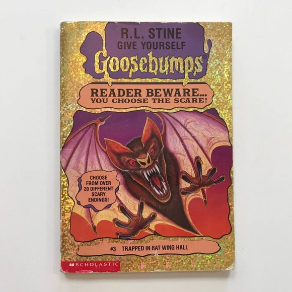 Give Yourself Goosebumps Paperback Book #3 Trapped in Bat Wing Hall - Picture 1 of 4